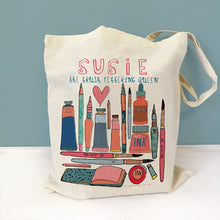 Load image into Gallery viewer, Personalised Creating Happiness Canvas Bag