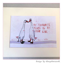 Load image into Gallery viewer, Personalised By Your Side Print