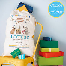 Load image into Gallery viewer, Personalised Christening Sack