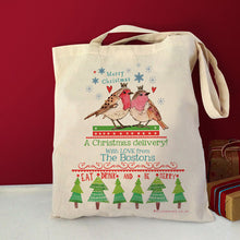 Load image into Gallery viewer, Personalised Christmas Delivery Bag