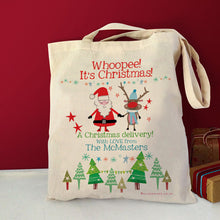 Load image into Gallery viewer, Personalised Christmas Delivery Bag