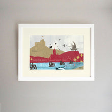 Load image into Gallery viewer, Skyline Mounted Print