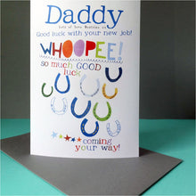 Load image into Gallery viewer, Personalised Big Good Luck Card