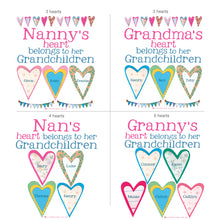 Load image into Gallery viewer, Personalised Heart's Canvas Bag
