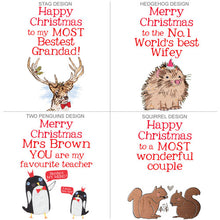 Load image into Gallery viewer, Personalised Big Christmas Card
