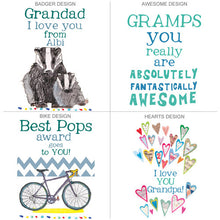 Load image into Gallery viewer, Personalised Big Father's Day Card