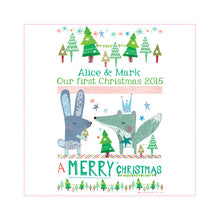 Load image into Gallery viewer, Personalised Christmas Sack For Happy Couples
