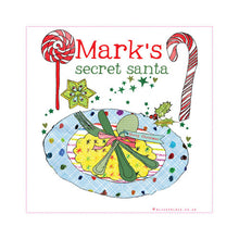 Load image into Gallery viewer, Personalised Christmas Table Present Bag