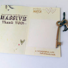 Load image into Gallery viewer, Personalised 'A Wonderful Life' Wedding Thankyou Card