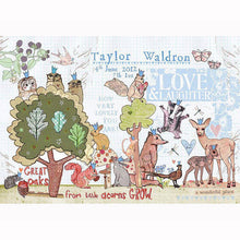 Load image into Gallery viewer, Personalised Baby's Firsts Print