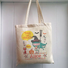 Load image into Gallery viewer, Personalised Treat Bag For Halloween
