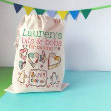 Load image into Gallery viewer, Personalised Baking Storage Bag