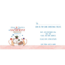 Load image into Gallery viewer, Personalised 'Christmas Party' Invitations