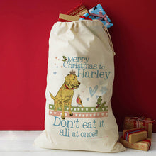 Load image into Gallery viewer, Personalised Pet Christmas Sack
