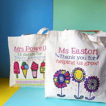 Load image into Gallery viewer, Personalised Teaching Assistant Bag (TA)