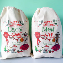 Load image into Gallery viewer, Personalised Christmas Sack For Pets