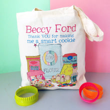 Load image into Gallery viewer, Personalised Smart Cookie Teacher Bag