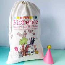 Load image into Gallery viewer, Personalised 1st Birthday Toysack