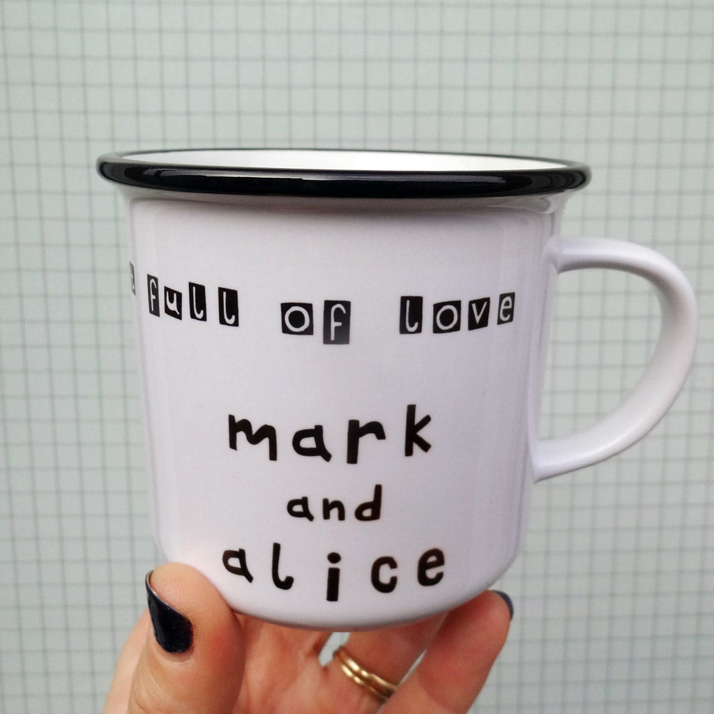 Personalised Full Of Love Mug