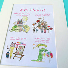 Load image into Gallery viewer, Personalised Story Print For Teachers