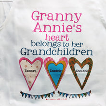 Load image into Gallery viewer, Personalised Hearts Apron