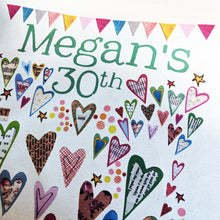 Load image into Gallery viewer, Personalised Birthday Milestone Storage Sack