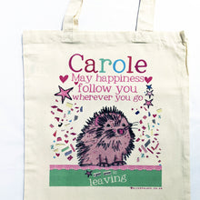 Load image into Gallery viewer, Personalised Leaving Bag
