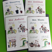 Load image into Gallery viewer, Personalised Big Story Card For Teachers