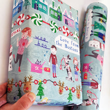 Load image into Gallery viewer, Personalised Eco Christmas Wrapping Paper, 25 Sheets