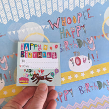 Load image into Gallery viewer, Birthday gift labels