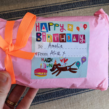 Load image into Gallery viewer, Birthday gift labels