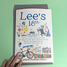 Load image into Gallery viewer, Personalised Big Milestone 21st Birthday Card