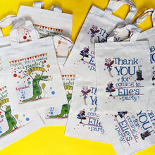 Load image into Gallery viewer, Set Of Five Personalised Party Bags