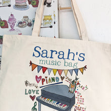 Load image into Gallery viewer, Personalised Music Bag