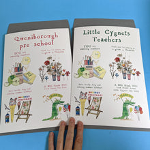 Load image into Gallery viewer, Personalised Big Story Card For Teachers