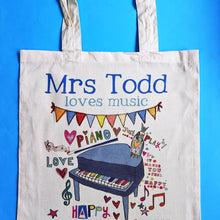 Load image into Gallery viewer, Personalised Music Bag