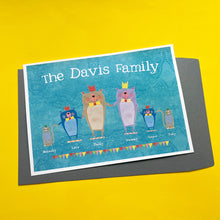 Load image into Gallery viewer, Personalised Bear Family Portrait