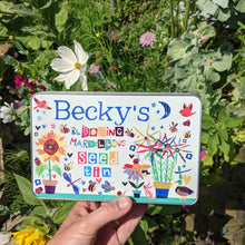 Load image into Gallery viewer, Personalised Garden Seeds Storage Tin