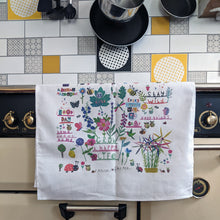 Load image into Gallery viewer, 'The Good Life' Illustrated Tea Towel