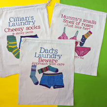Load image into Gallery viewer, Personalised Travel Laundry Bag