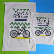 Load image into Gallery viewer, Personalised &#39;On Yer Bike&#39; Cycling Storage Bag
