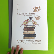 Load image into Gallery viewer, Personalised Big Wedding Card