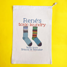 Load image into Gallery viewer, Personalised Travel Laundry Bag