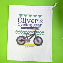 Load image into Gallery viewer, Personalised 'On Yer Bike' Cycling Storage Bag