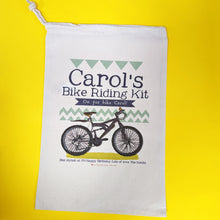 Load image into Gallery viewer, Personalised 'On Yer Bike' Cycling Storage Bag