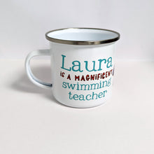 Load image into Gallery viewer, Personalised Swimming Teacher Mug