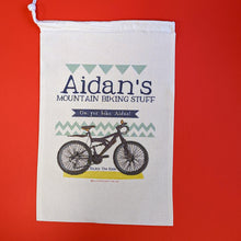 Load image into Gallery viewer, Personalised &#39;On Yer Bike&#39; Cycling Storage Bag
