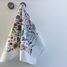 Load image into Gallery viewer, 'The Good Life' Illustrated Tea Towel