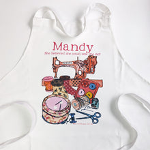 Load image into Gallery viewer, Personalised Sewing Apron