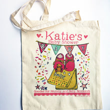 Load image into Gallery viewer, Personalised Baby Shower Bag